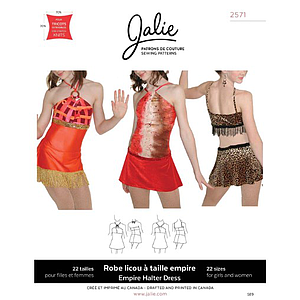 Patrón Jalie 2571 Vestido de patinaje