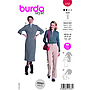 Patron Burda 5792 - Robe midi 