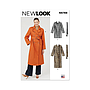 Patron New Look 6788 -  Manteau Trench en Deux Longueurs et Ceinture pour Jeunes Femmes