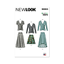 Patron New Look 6804 -  Hauts et jupes en maille femme