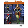 Patrón Simplicity 7879.H5 Disfraz Mujer